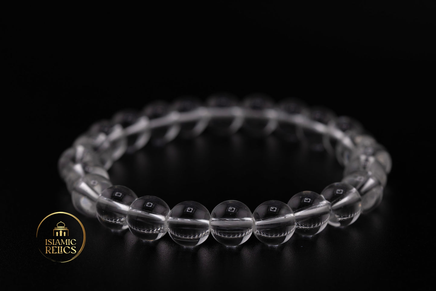 100% Natural Clear Quartz Crystal Bracelet – Genuine Healing Stone, Unisex