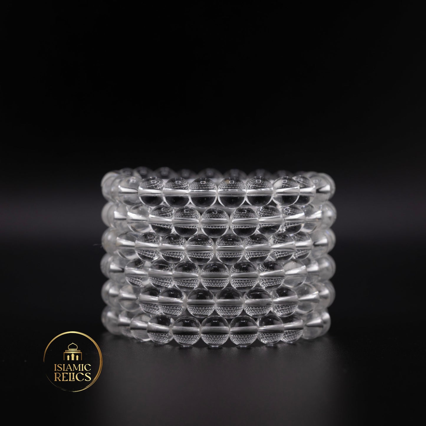 100% Natural Clear Quartz Crystal Bracelet – Genuine Healing Stone, Unisex