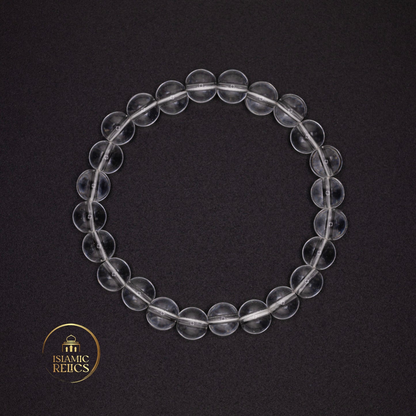 100% Natural Clear Quartz Crystal Bracelet – Genuine Healing Stone, Unisex